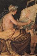 Giovanni da san giovanni Painting Depicing Fame oil painting